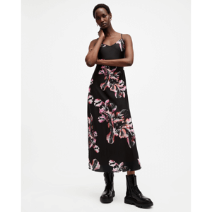 AllSaints Bryony V-Neck Maxi Slip Dress